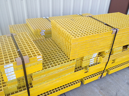 Fiberglass Grating Fabricating ready for shipmant