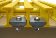 T Clip pultruded fiberglass